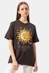 Lounge Dreams Cotton T-Shirt - Charcol Grey — thumbnail 2